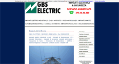 Desktop Screenshot of gbselectric.it