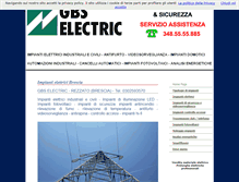 Tablet Screenshot of gbselectric.it